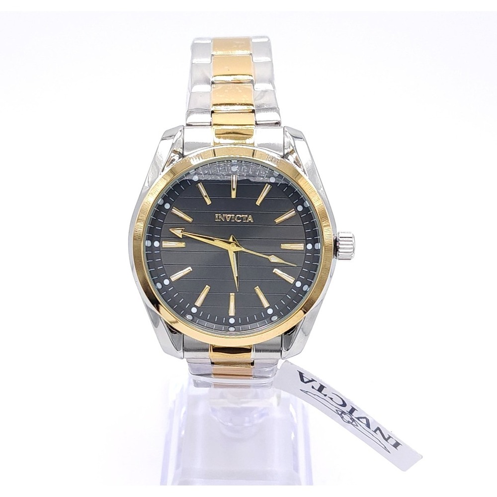 Invicta Hollis Celestial Men's Two Tone Watch Charcoal Dial 42mm